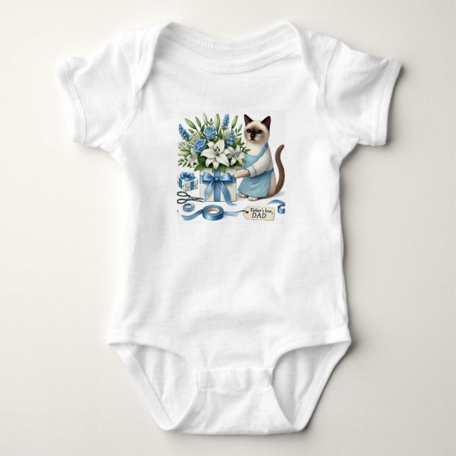 KAT Lycklig Far-dagen för Cat Pappa Cat Lovers T Shirt (Framsida)
