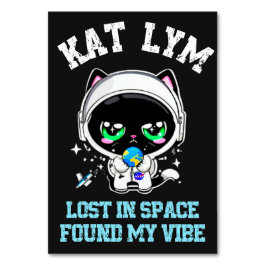 Kat Lym Astronaut: Lost in Space Found My Vibe Art Bordsnummer