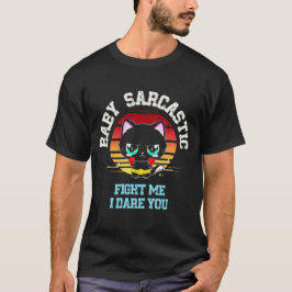 Kat Lym Boxer - Fight Me I Dare You Vintage Cat T Shirt