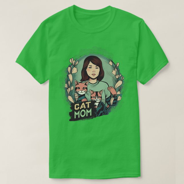 Kat Mamma 6 T Shirt (Design framsida)