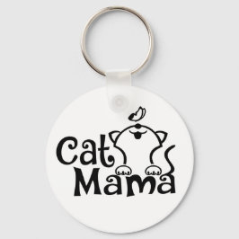 Kat-Mamma-nyckelkedja Nyckelring