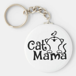 Kat-Mamma-nyckelkedja Nyckelring
