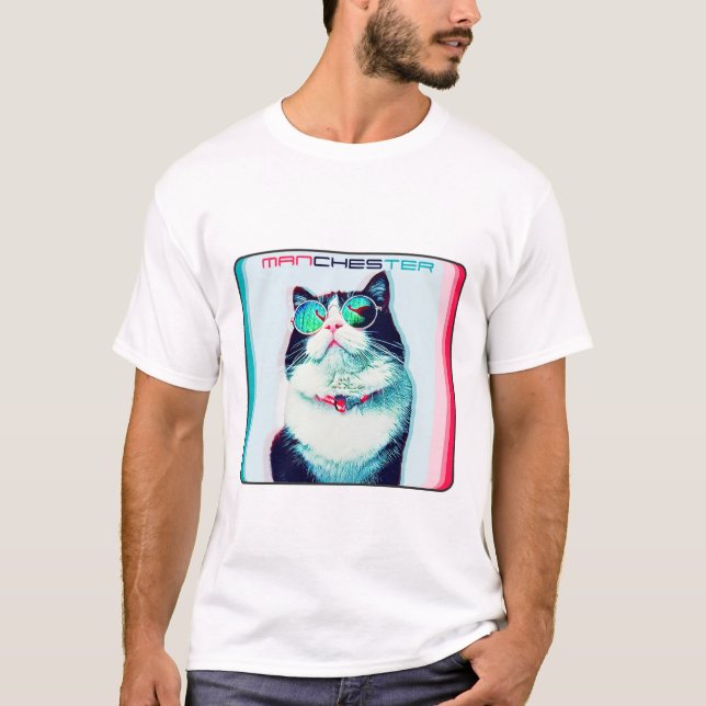 Kat Manchester i glas T Shirt (Framsida)