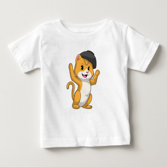 Kat med Ramen Bowl T Shirt (Framsida)
