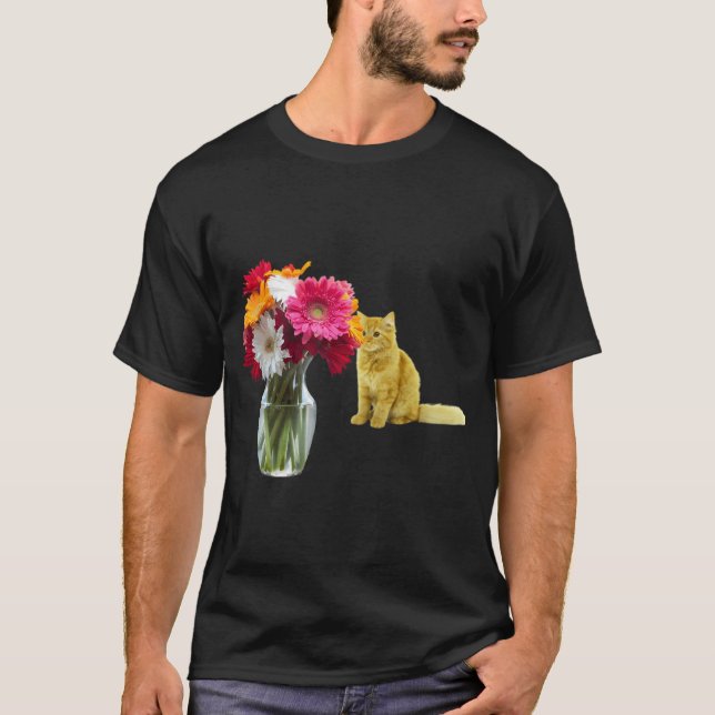 Kat melling Flowers T Shirt (Framsida)