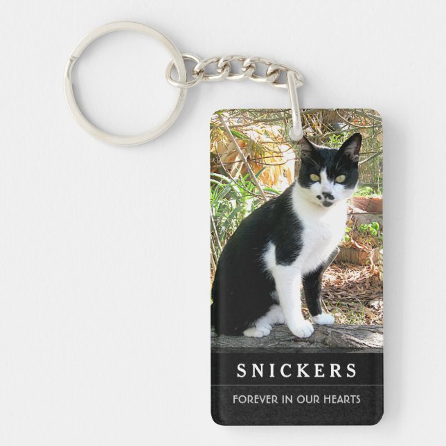 Kat Memorial Keychain - Prayer på baksidan (Framsidan)