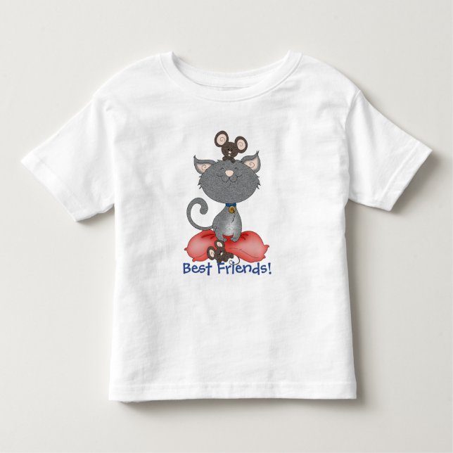 Kat & Mouse Best Friends Slumber Party T-shirt (Framsida)
