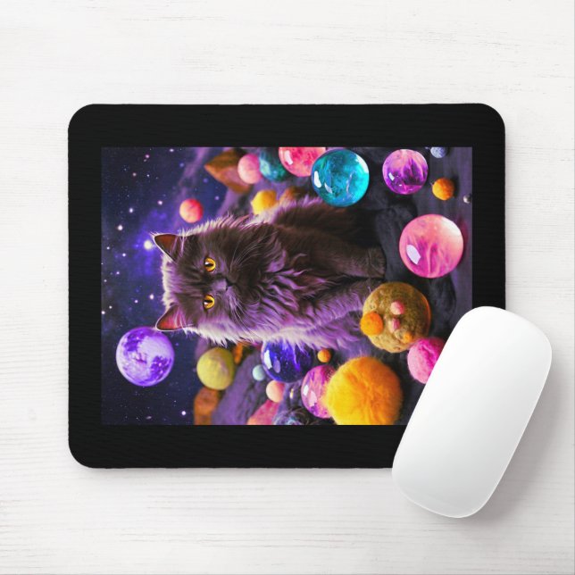Kat Mouse Pad - Perfekt Gift for Cat Lovers Musmatta (Med mus)