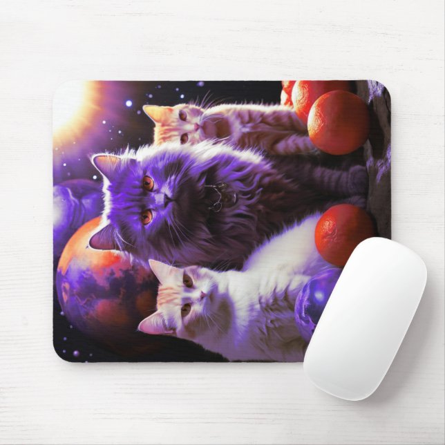 Kat Mouse Pad - Perfekt Gift for Cat Lovers Musmatta (Med mus)