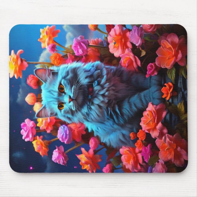 Kat Mouse Pad - Perfekt Gift for Cat Lovers Musmatta (Framsidan)