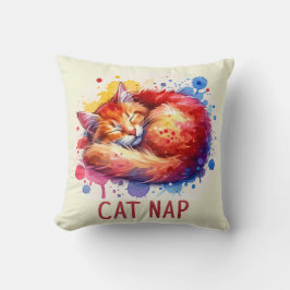 Kat Nap Artistic Kudde