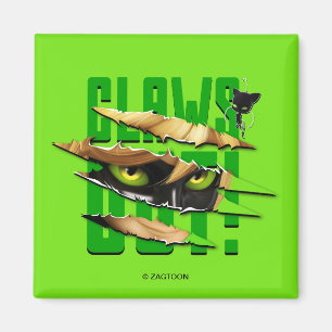 Kat Noir & Plagg Klo ut Magnet