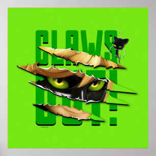 Kat Noir & Plagg   Klo ut Poster