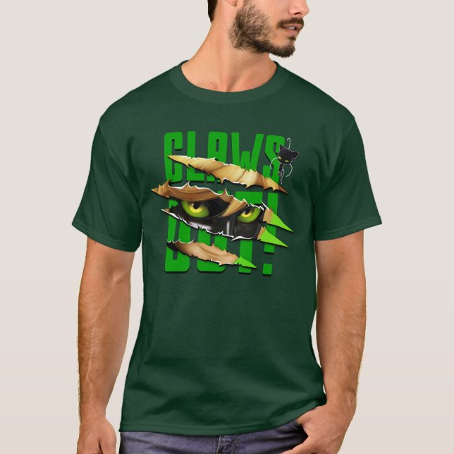 Kat Noir & Plagg | Klo ut T Shirt (Framsida)