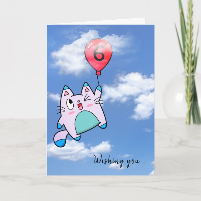 Kat- och batongkort för 6e kort (Framsida)