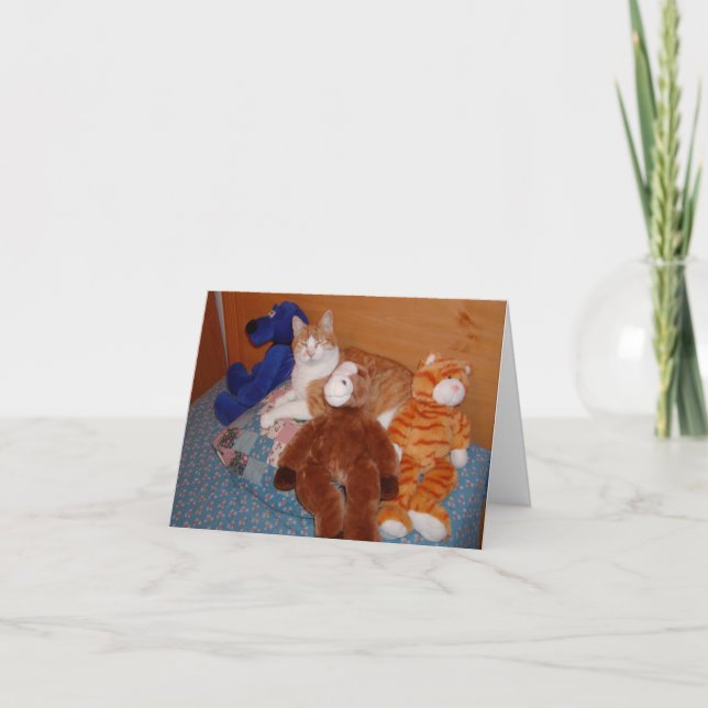 Kat- och Friends Valentines day-kort Helgkort (Framsida)