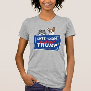 KAT OCH HUNDAR MOT TRUMP T SHIRT
