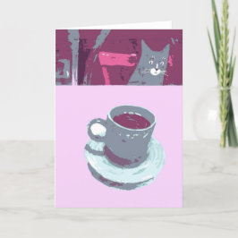 Kat- och kaffekort kort