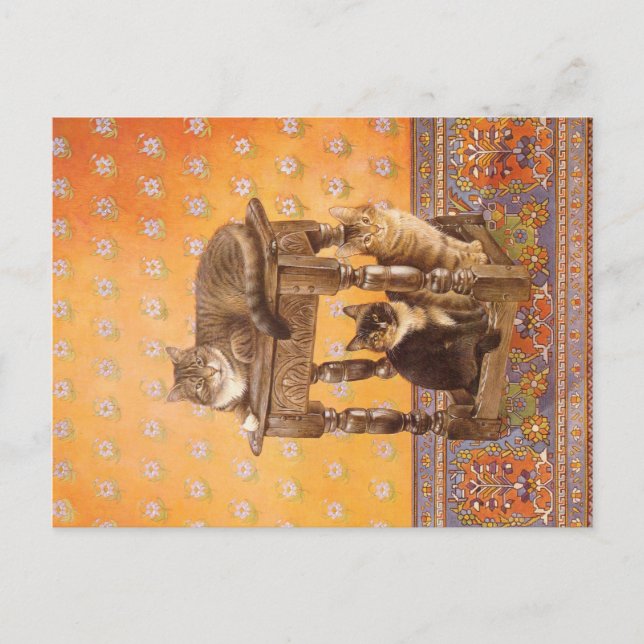 KAT- OCH KITTEN-PAINERING VYKORT (Framsida)