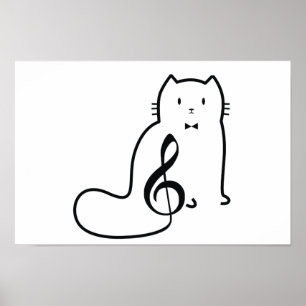 KAT- OCH MUSIKNOS POSTER