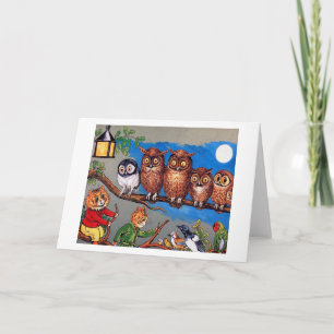 Kat och Uggla, Louis Wain Kort