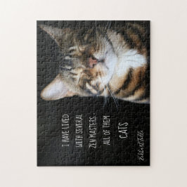 Kat offert/ Zen Cat Photo Pussel