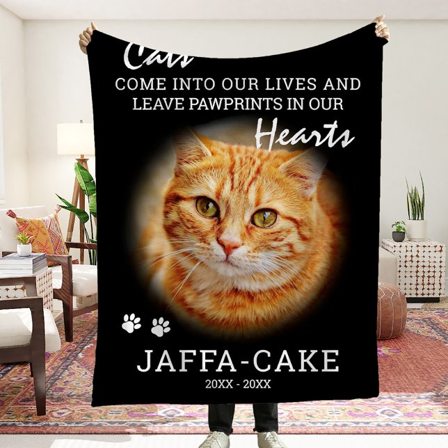 Kat Owner | Tassavtryck i minnesmärket för höjdpun Fleecefilt (Skapare uppladdad)