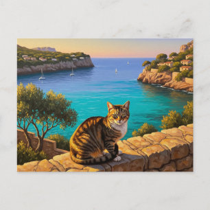 Kat på Mallorca Spain Travel Vykort