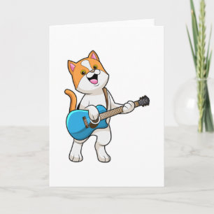 Kat på Music med Guitar Kort