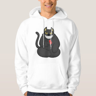 Kat på Poker med Poker-kort Hoodie