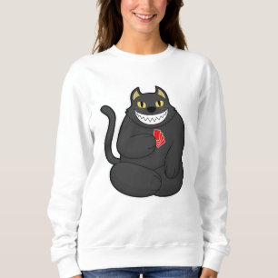 Kat på Poker med Poker-kort T Shirt