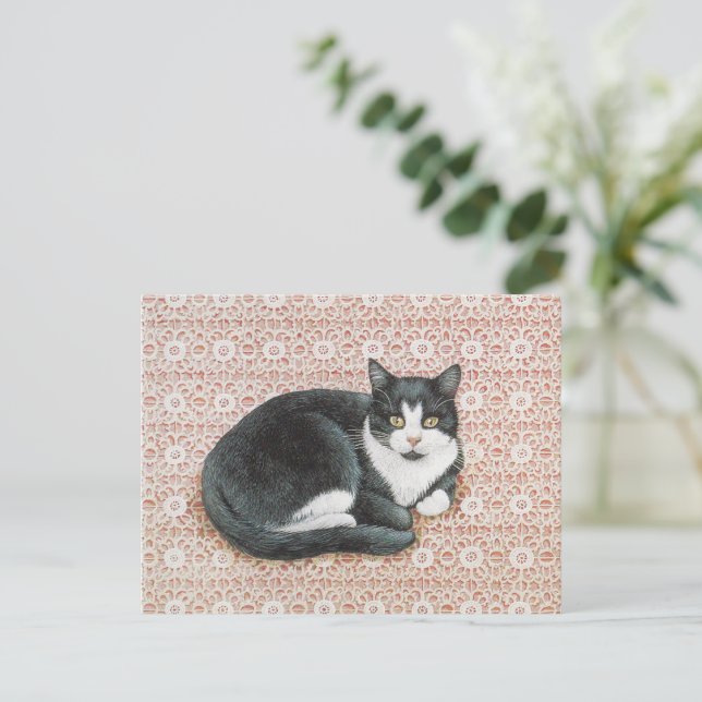 KAT-PAINERAT POSTCARD VYKORT (Stående Fram)