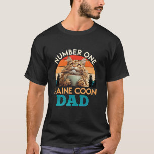 Kat Pappa Main Coon NUMBER ONE MAINE COON PAPPA Ma T Shirt