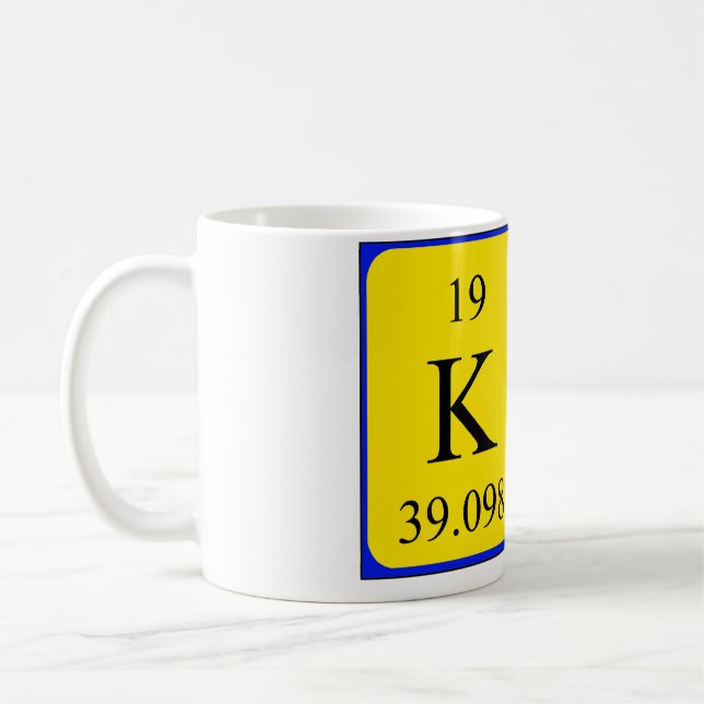 Kat Periodisk bord namn mugg (Vänster)