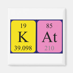 Kat Periodisk magnet bord namn