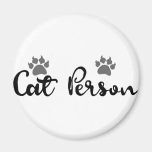 Kat Person Typography Art Magnet