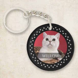 Kat Photo Keychain - Personlig Pet Keepsak