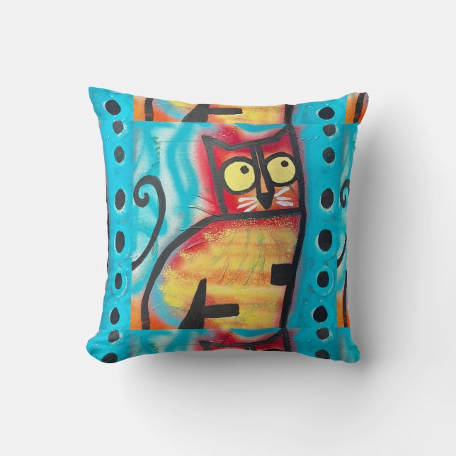 Kat Pillow #1 Kudde (Framsida)