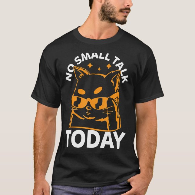 Kat-PM - inget litet tal idag - katt T Shirt (Framsida)