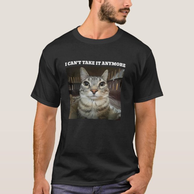 Kat-PM jag kan inte ta det längre T Shirt (Framsida)