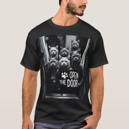 Kat-PM Öppna luckan T Shirt