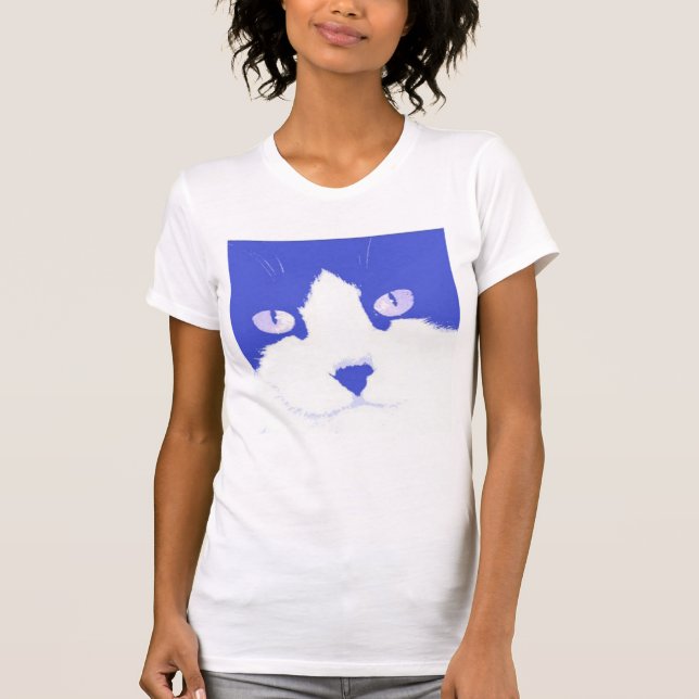 Kat-popkonst T-shirt (Framsida)