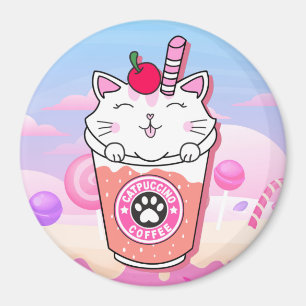 Kat Puccino Magnet