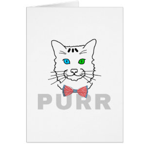 Kat Purr Hälsningskort
