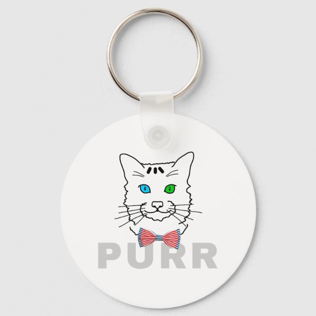 Kat Purr Nyckelring (Framsida)