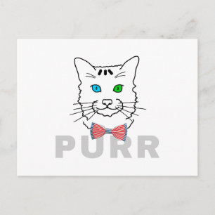 Kat Purr Vykort