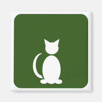 Kat Restroom Magnet