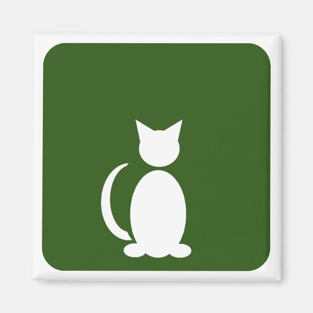 Kat Restroom Magnet (Framsidan)