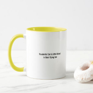 Kat & Robot Flies Coffee/Tea Mugg