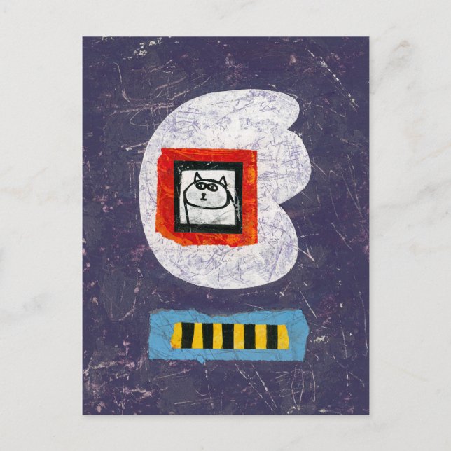 Kat-set för jearbook-vykort vykort (Framsida)